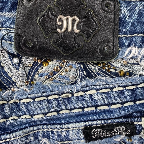 Miss Me Womans Jeans Size 27 JE8901B2R Boot - Picture 5 of 6